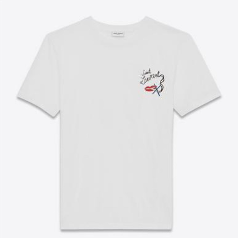 Saint Laurent logo tee